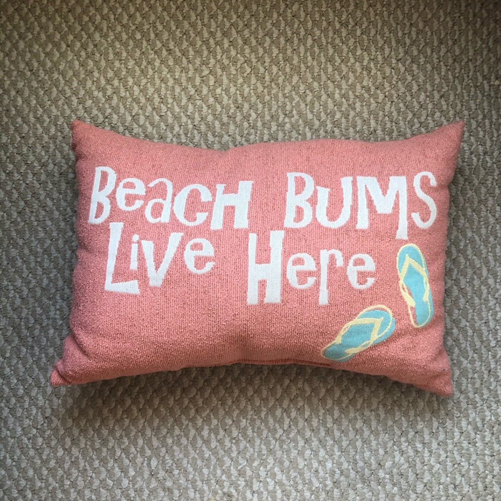 Last Chance! Beach Bums Pillow